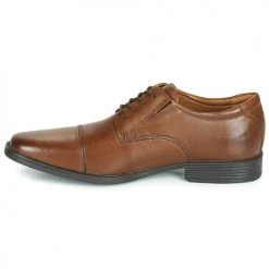 Chaussures Homme Derbies Clarks TILDEN CAP Marron -Derbies Soldes Boutique 10143099 500 D