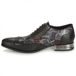 Chaussures Homme Derbies New Rock SALSO Noir -Derbies Soldes Boutique 12218847 500 D