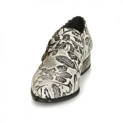 Chaussures Homme Richelieu New Rock SALSO Noir / Blanc -Derbies Soldes Boutique 12218848 500 C