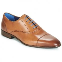 Chaussures Homme Richelieu Azzaro RAELAN Cognac