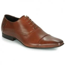 Chaussures Homme Richelieu Carlington ETIPIQ Cognac