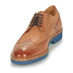 Chaussures Homme Derbies André FLOWER Marron / Bleu -Derbies Soldes Boutique 13478033 500 C