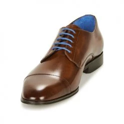 Chaussures Homme Derbies Azzaro REMAKE Cognac -Derbies Soldes Boutique 15668979 500 C