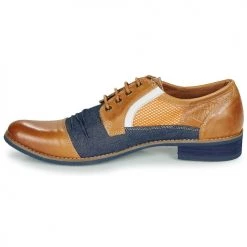 Chaussures Homme Derbies Kdopa JONES Camel / bleu -Derbies Soldes Boutique 16534321 500 D