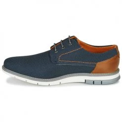 Chaussures Homme Derbies Bugatti SANDMAN Marine / Marron -Derbies Soldes Boutique 16545132 500 D