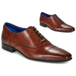 Chaussures Homme Richelieu Azzaro DOGME Cognac