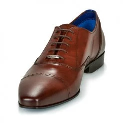 Chaussures Homme Richelieu Azzaro DOGME Cognac -Derbies Soldes Boutique 16612471 500 C