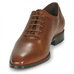 Chaussures Homme Richelieu Carlington MINEA Cognac -Derbies Soldes Boutique 16615642 500 C
