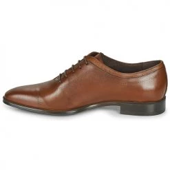 Chaussures Homme Richelieu Carlington MINEA Cognac -Derbies Soldes Boutique 16615642 500 D