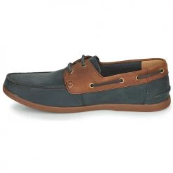 Chaussures Homme Derbies Clarks PICKWELL SAIL Marine / Marron -Derbies Soldes Boutique 16644884 500 D