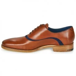 Chaussures Homme Richelieu Barker EMERSON Marron / Bleu -Derbies Soldes Boutique 16659368 500 D
