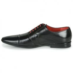 Chaussures Homme Richelieu Redskins ANCOLIE Noir / Rouge -Derbies Soldes Boutique 16700676 500 D