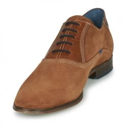 Chaussures Homme Richelieu André WALACE Cognac -Derbies Soldes Boutique 16823174 500 C