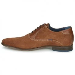 Chaussures Homme Richelieu André WALACE Cognac -Derbies Soldes Boutique 16823174 500 D