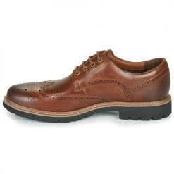 Chaussures Homme Derbies Clarks BATCOMBE WING Camel -Derbies Soldes Boutique 17674181 500 D
