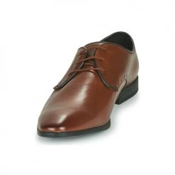 Chaussures Homme Derbies Clarks BAMPTON PARK Camel -Derbies Soldes Boutique 17674182 500 C
