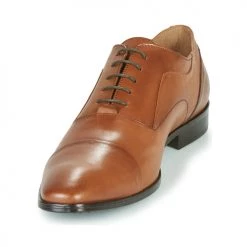 Chaussures Homme Richelieu Carlington NIMIO Camel -Derbies Soldes Boutique 18314007 500 C