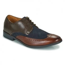 Chaussures Homme Derbies Clarks STANFORD LIMIT Marron / Bleu