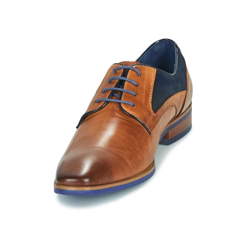 Chaussures Homme Derbies Kdopa CONNOR Camel / Bleu 3 Chaussures Homme Derbies Kdopa CONNOR Camel / Bleu – Image 3