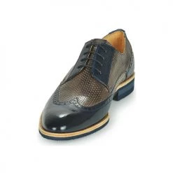 Chaussures Homme Derbies Melvin & Hamilton BOBBY 1 Gris / Bleu -Derbies Soldes Boutique 18985335 500 C
