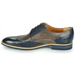 Chaussures Homme Derbies Melvin & Hamilton BOBBY 1 Gris / Bleu -Derbies Soldes Boutique 18985335 500 D