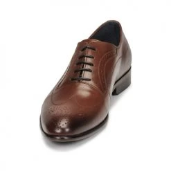 Chaussures Homme Richelieu Carlington OULIO Cognac -Derbies Soldes Boutique 19108292 500 C