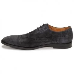 Chaussures Homme Richelieu Pellet ALEX Bleu -Derbies Soldes Boutique 19358765 500 D
