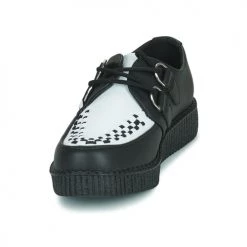 Chaussures Derbies TUK VIVA LOW TOE CREEPER Noir / Blanc -Derbies Soldes Boutique 19824296 500 C