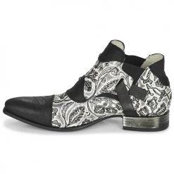 Chaussures Homme Derbies New Rock M-NW135-C12 Blanc / Noir -Derbies Soldes Boutique 19824467 500 D