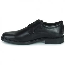 Chaussures Homme Derbies Geox BRANDOLF Noir -Derbies Soldes Boutique 19832581 500 D