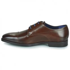 Chaussures Homme Derbies Azzaro GARONNE Cognac -Derbies Soldes Boutique 19924388 500 D