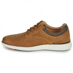 Chaussures Homme Derbies Clarks LARVIK TIE Camel -Derbies Soldes Boutique 20203520 500 D