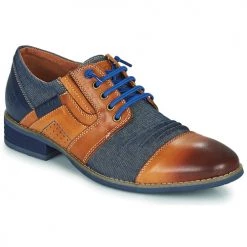 Chaussures Homme Derbies Kdopa CARLOS Camel / Bleu