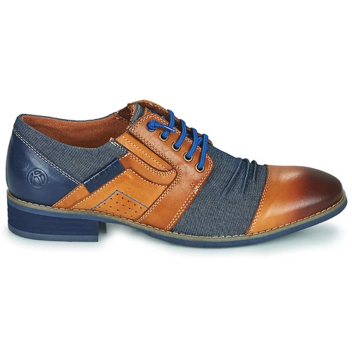 Chaussures Homme Derbies Kdopa CARLOS Camel / Bleu 2 Chaussures Homme Derbies Kdopa CARLOS Camel / Bleu – Image 2