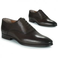 Chaussures Homme Derbies Pellet AKIN Marron