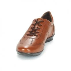 Chaussures Homme Derbies Geox UOMO SYMBOL Marron -Derbies Soldes Boutique 8308616 500 C